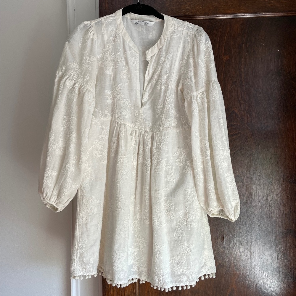 White Boho Zara Dress